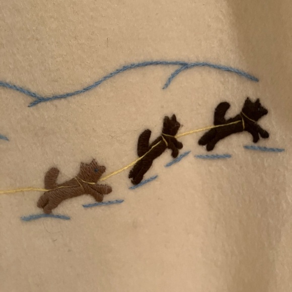 Labrador Wool Embroidered Coat - Picture 7 of 10